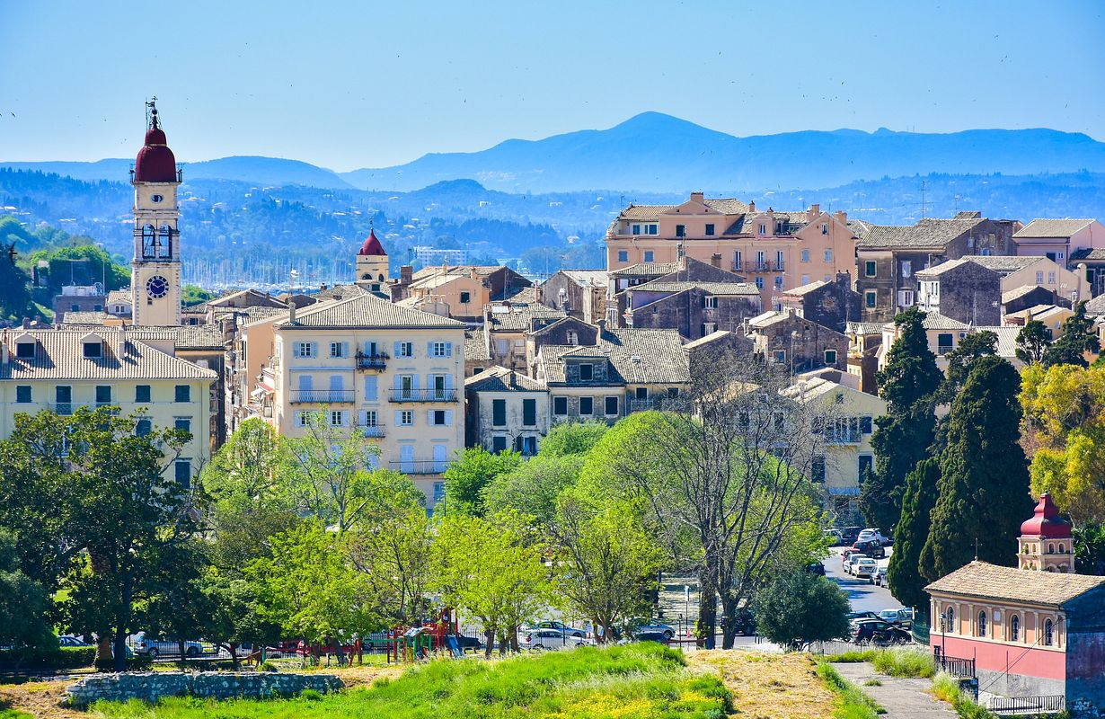 View of Corfu, Greece