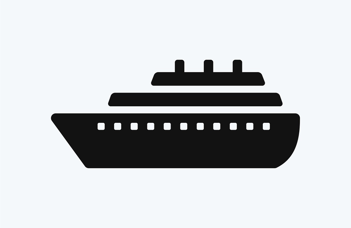Cruise Ship Vector