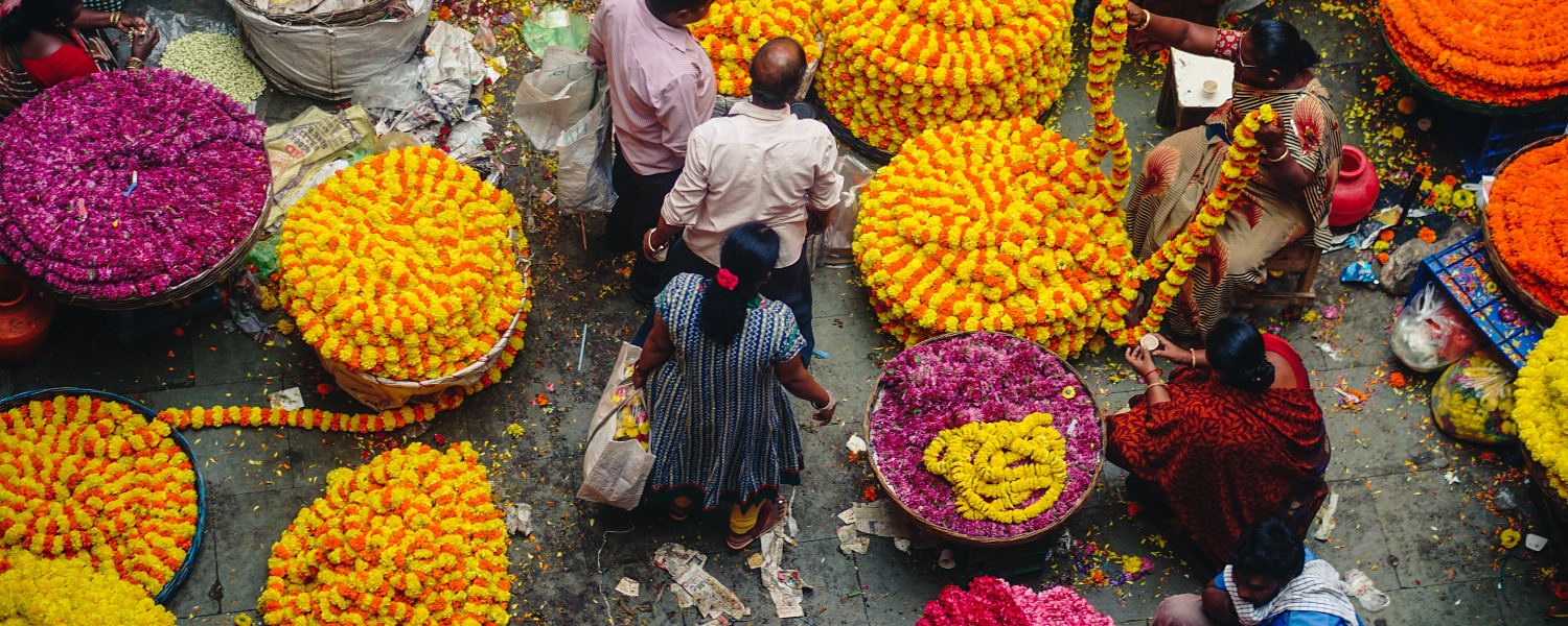 Bangalore flower market