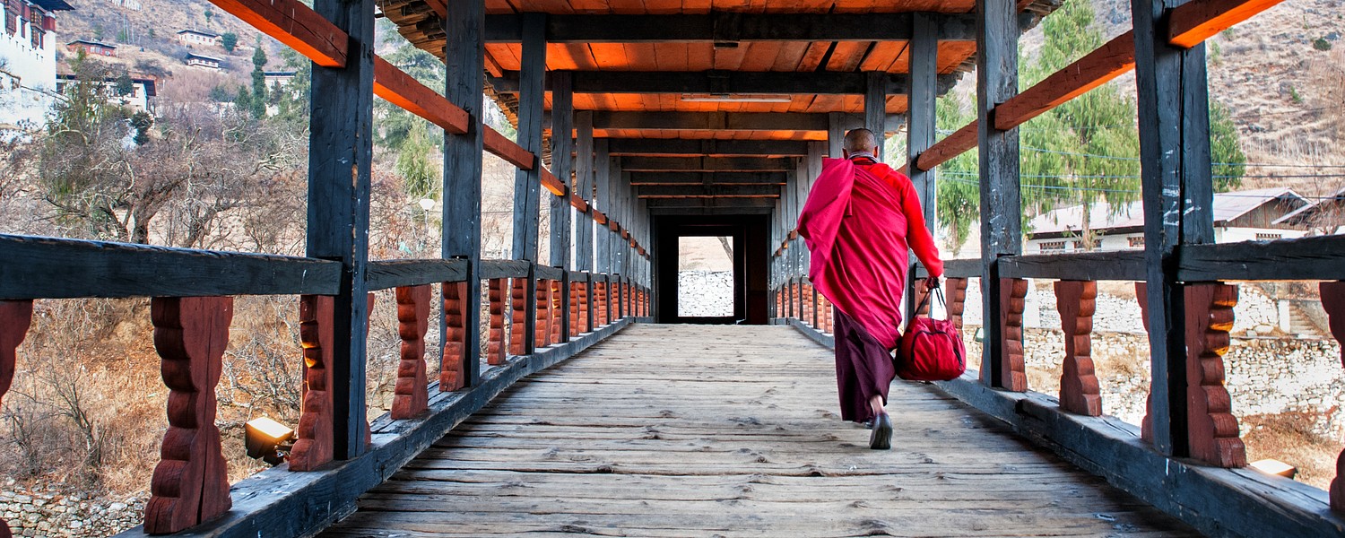 Bhutan monk