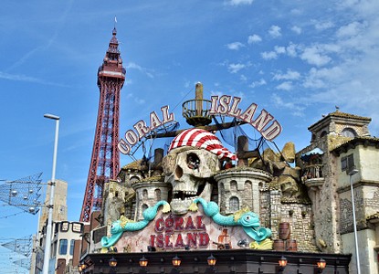 CORAL ISLAND Blackpool 2019 Visitor Guide Map With FREE Vouchers 