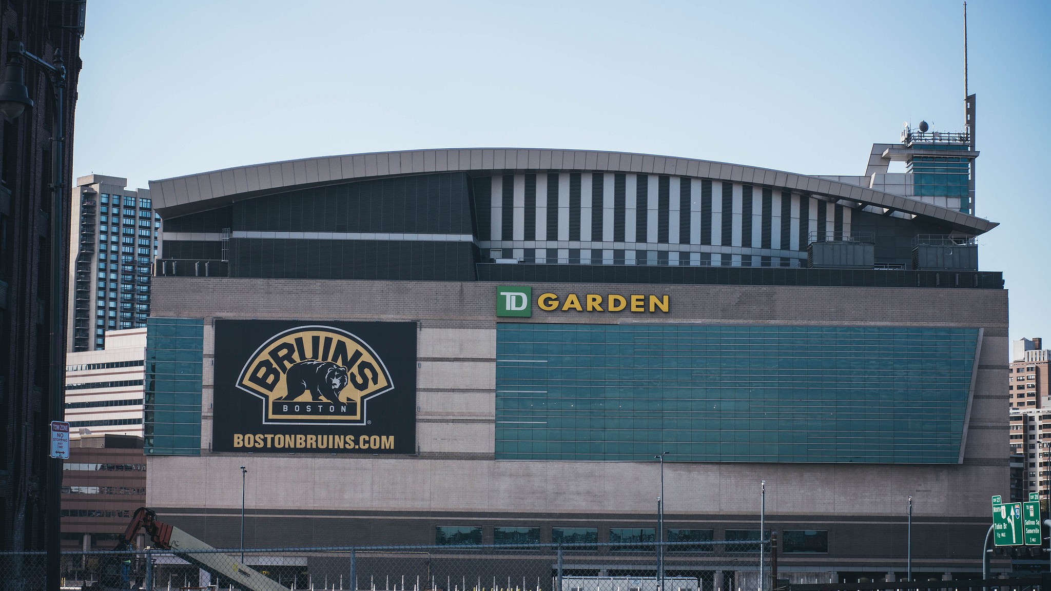 TD Garden, or New Boston Garden, Home of the Celtics and Bruins